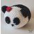 Panda - virággal
